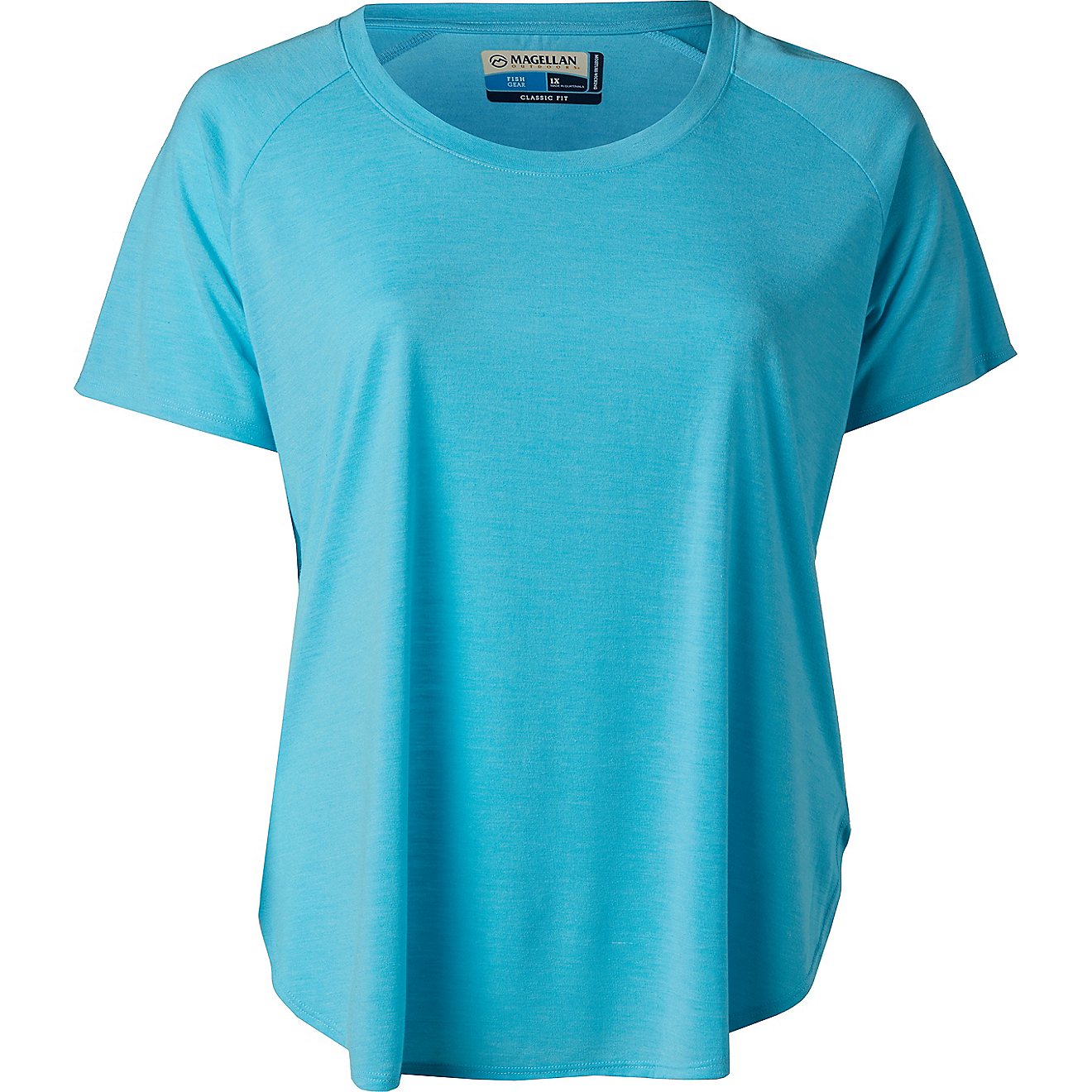 Magellan Women's Catch & Release Plus Size Short Sleeve T-shirt                                                                  - view number 1
