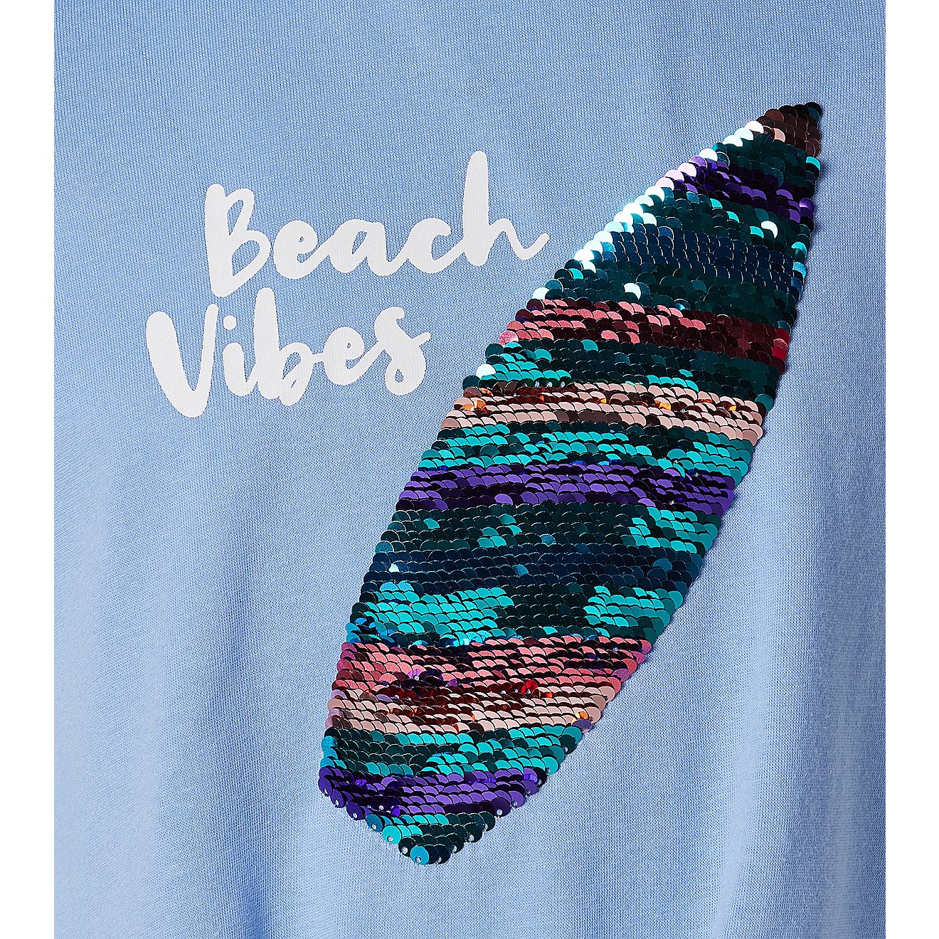 BCG Girls’ Beach Vibes Tie T-shirt                                                                                             - view number 3