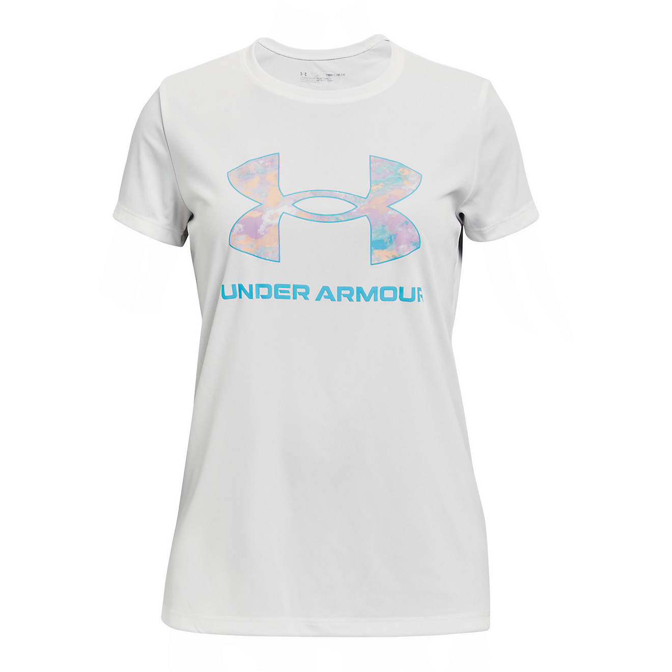 Under Armour Girls’ Tech™ Solid Big Logo T-shirt                                                                             - view number 1