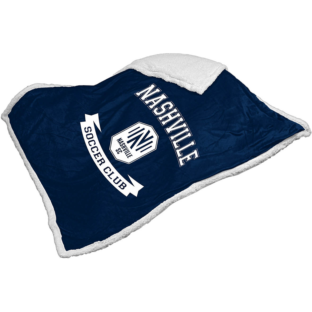 Logo Brands Nashville SC Printed Silk Touch Sherpa Blanket                                                                       - view number 1