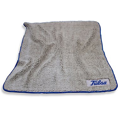 Logo University of Tulsa Frosty Fleece Blanket