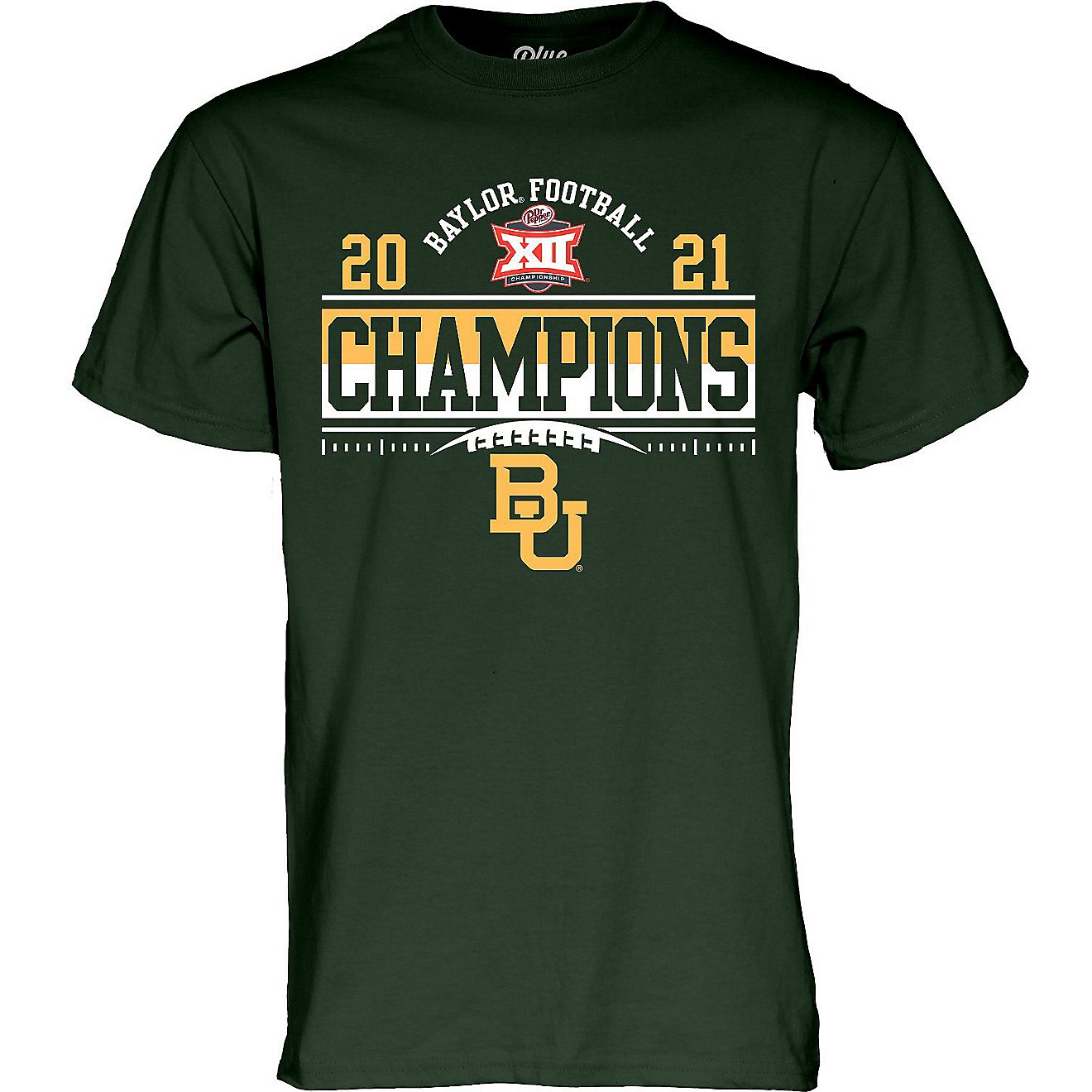  Blue 84 Men's Baylor University '21 Big XII Conference Champs Locker Room Graphic T-shirt                                       - view number 1