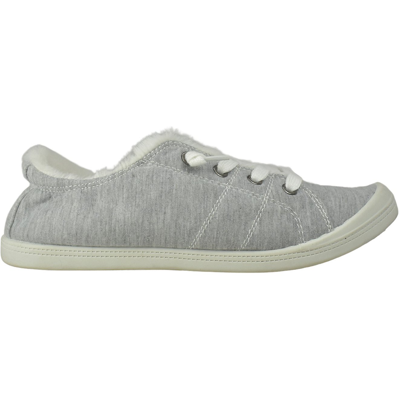 Shaboom Women's Canvas Shoes w/ Long Fur                                                                                         - view number 1