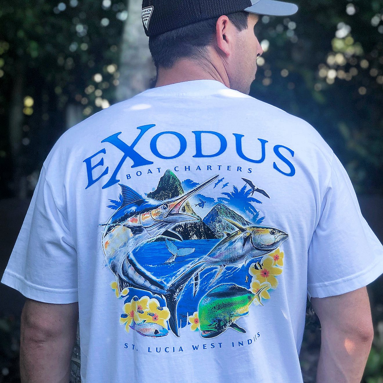 Red Tuna Men’s Exodus Cotton T-shirt                                                                                           - view number 3