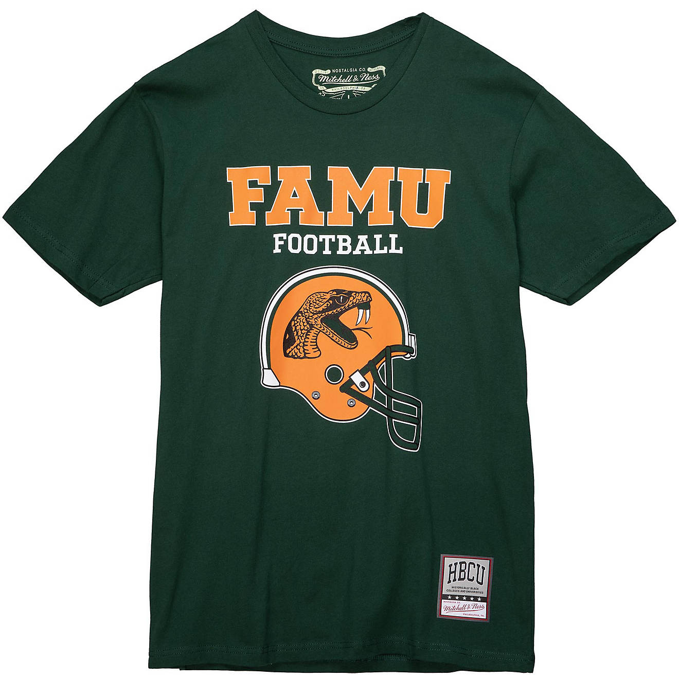 Mitchell & Ness Men's Florida A&M University Football T-shirt                                                                    - view number 1