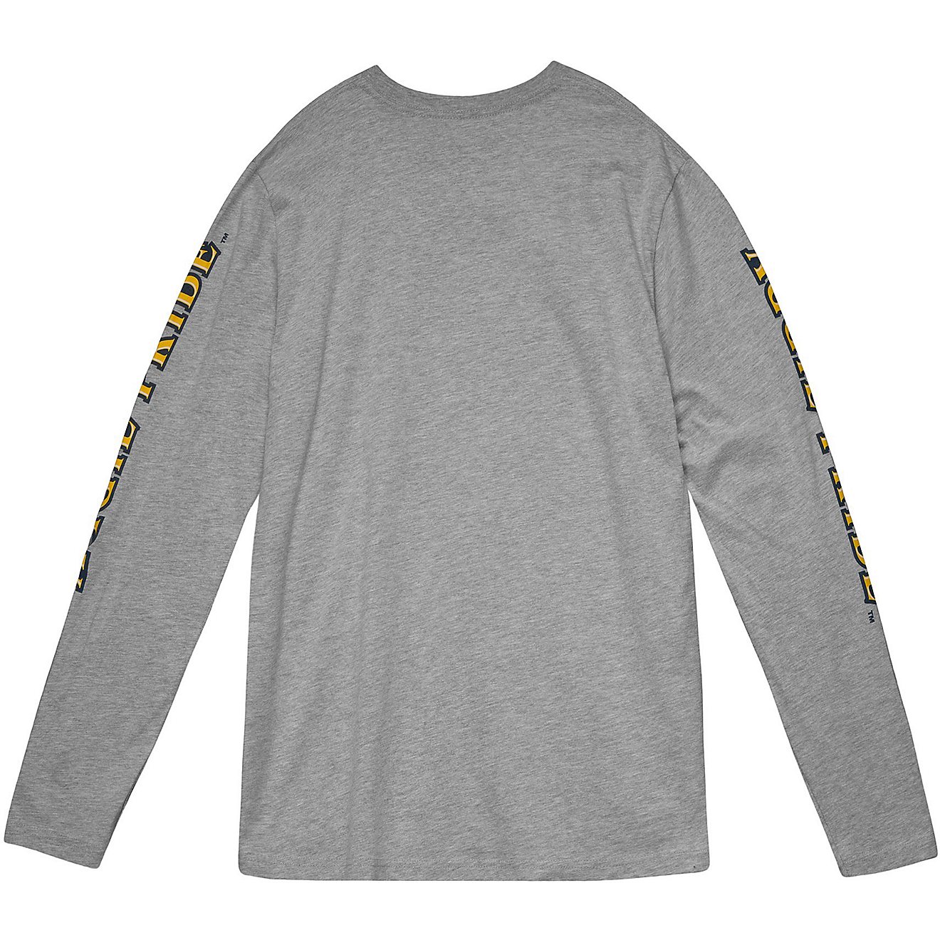 Mitchell & Ness Men's North Carolina A&T University Pride Long Sleeve T-shirt                                                    - view number 2