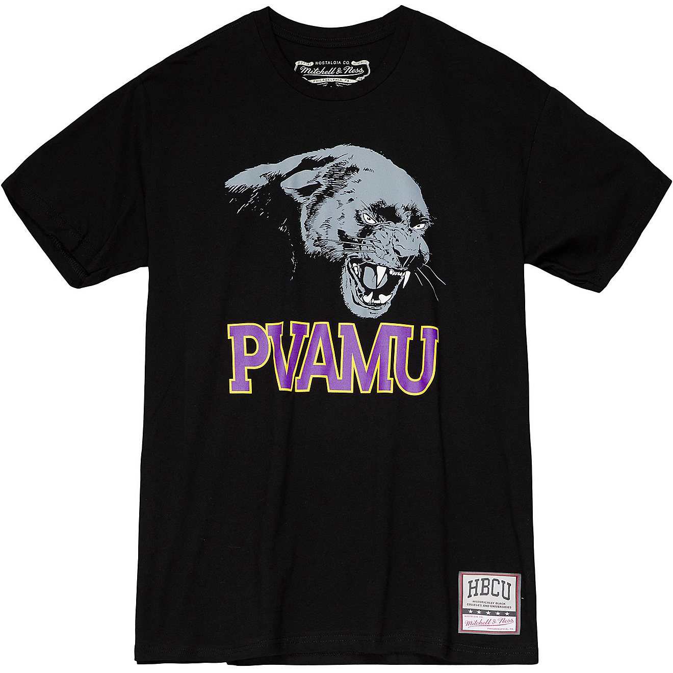 Mitchell& Ness Men's Prairie View A&M University Mascot T-shirt                                                                  - view number 1