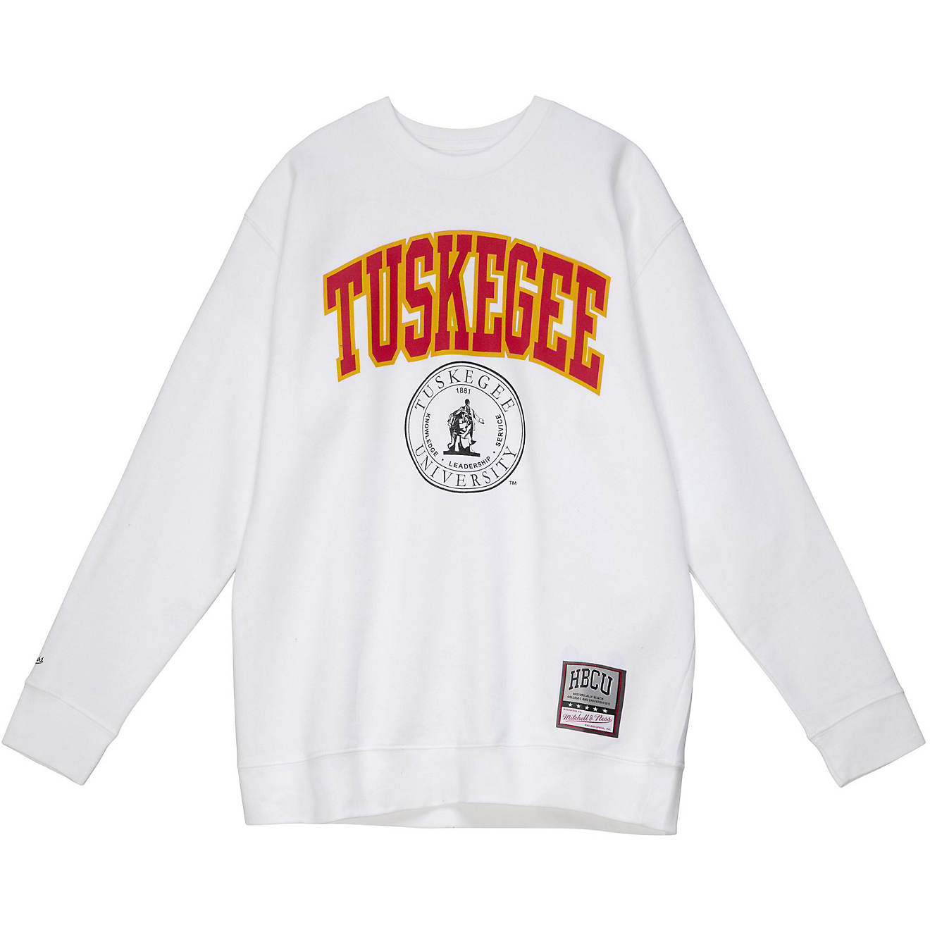 Mitchell & Ness Men's Tuskegee University Classic Arch Crew Neck Long Sleeve T-shirt                                             - view number 1