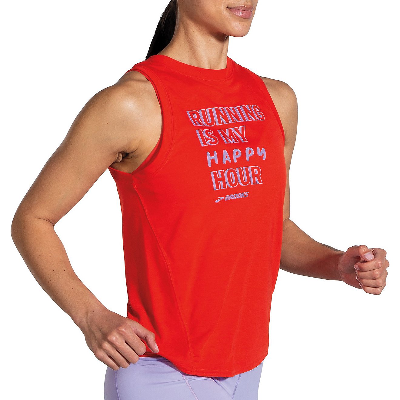 Brooks Women's Distance Graphic Tank Top                                                                                         - view number 1
