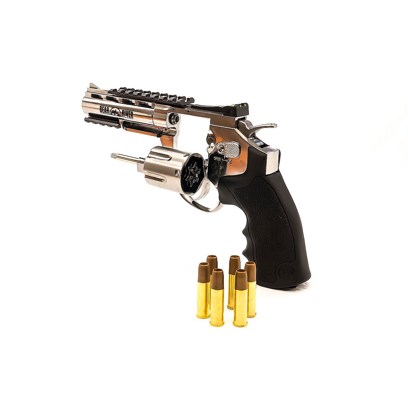 Barra Airguns Exterminator 4 in Nickel BB Revolver                                                                               - view number 5