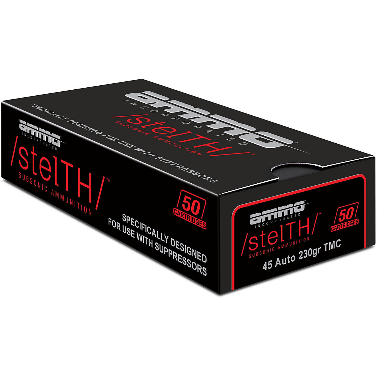 Ammo Inc. Stelth .45 Automatic 230-Grain Ammunition - 50 Rounds                                                                  - view number 1