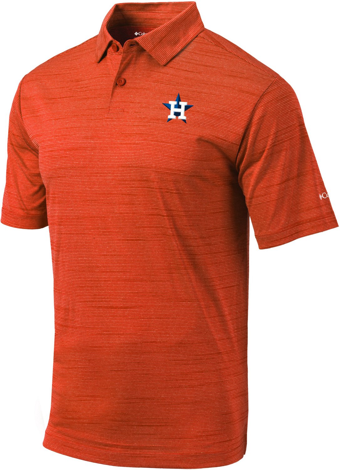 Columbia Sportswear Men’s Houston Astros Set Polo Shirt | Academy