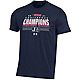Under Armour Men's Jackson State University 2021 SWAC Conference Champs Locker Room Short Sleeves T-shirt                        - view number 1 image