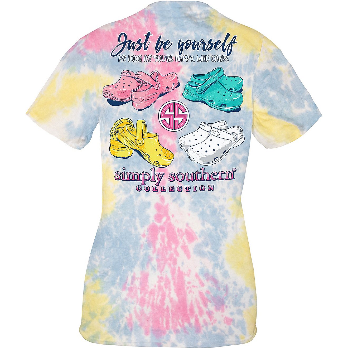 Simply Southern Women's Be Yourself Clog Graphic T-shirt                                                                         - view number 1