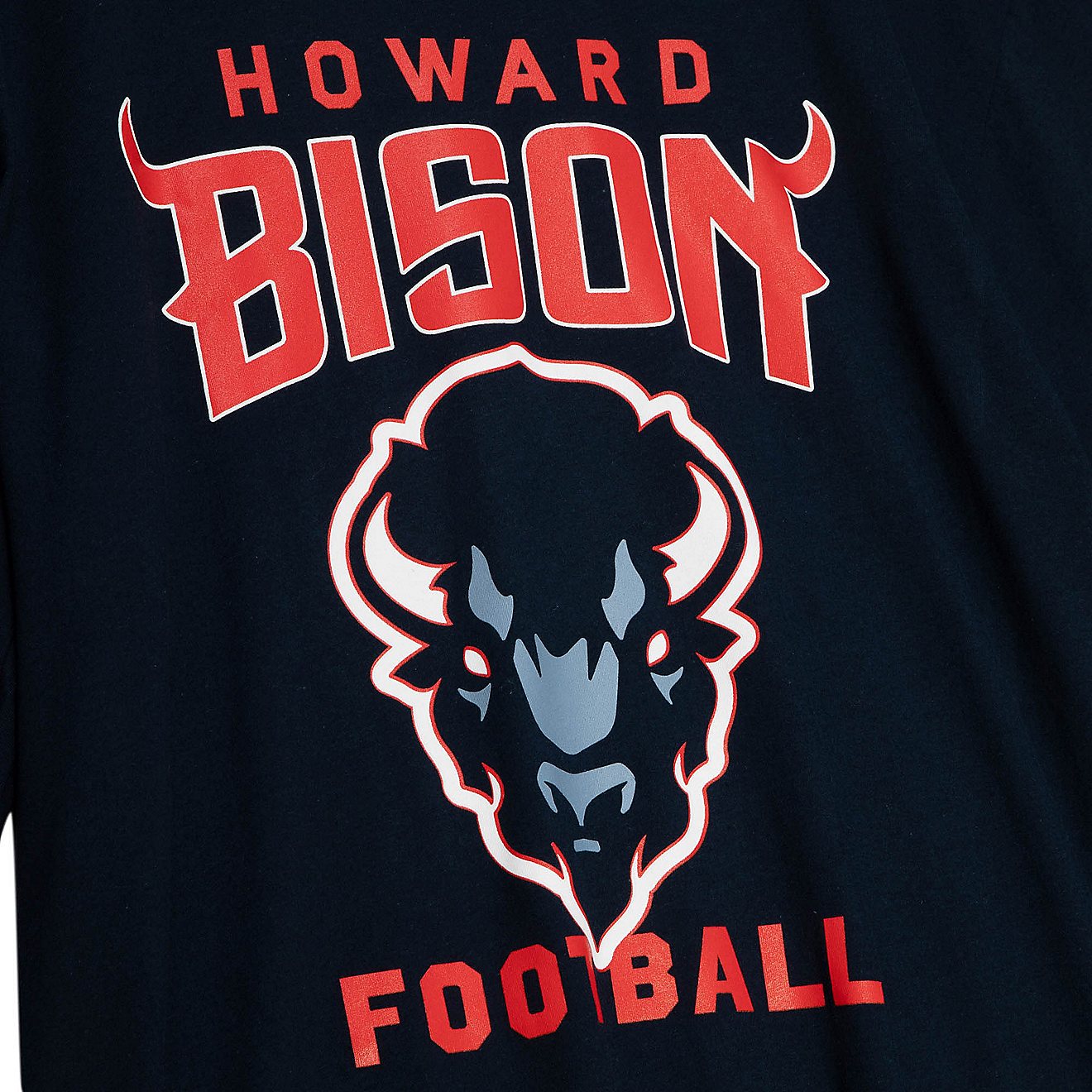 Mitchell & Ness Men's Howard University Football Long Sleeve T-shirt                                                             - view number 3