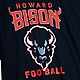 Mitchell & Ness Men's Howard University Football Long Sleeve T-shirt                                                             - view number 3 image