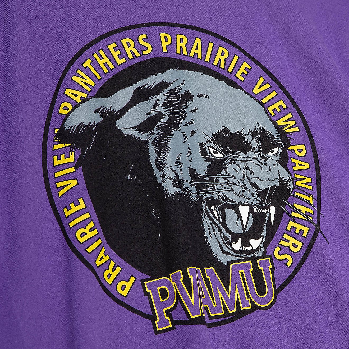 Mitchell & Ness Men's Prairie View A&M University Mascot Circle T-shirt                                                          - view number 3