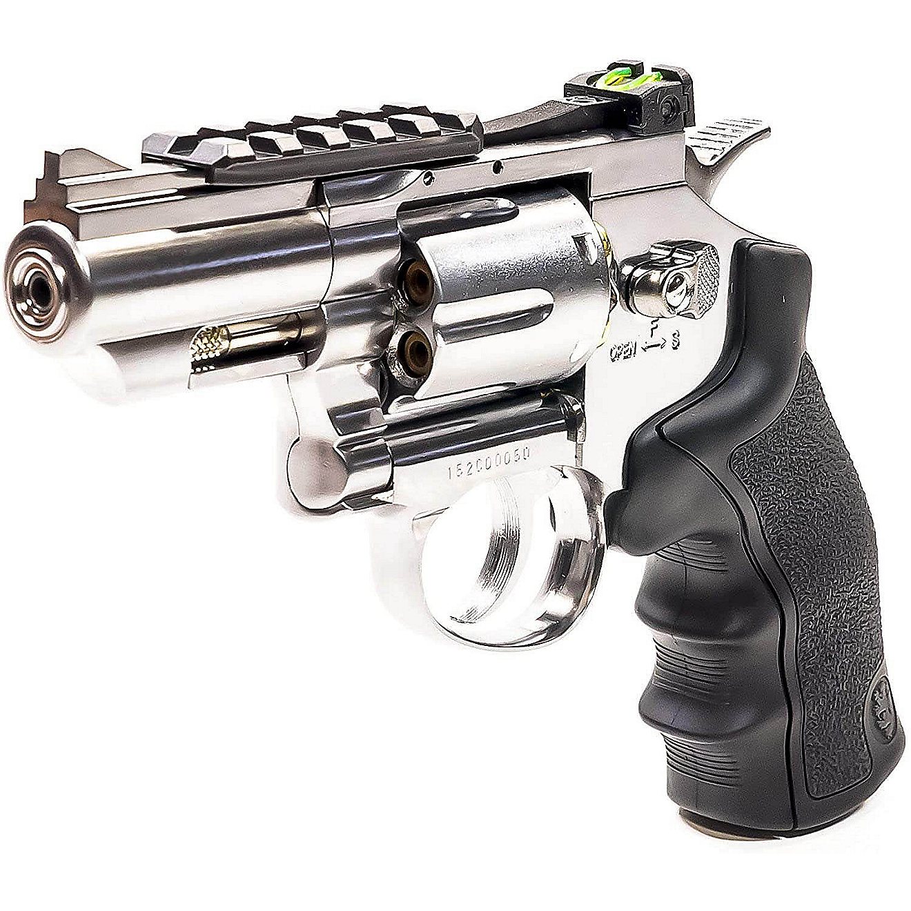 Barra Airguns Black Ops 357 2.5 in Nickel BB Revolver                                                                            - view number 2
