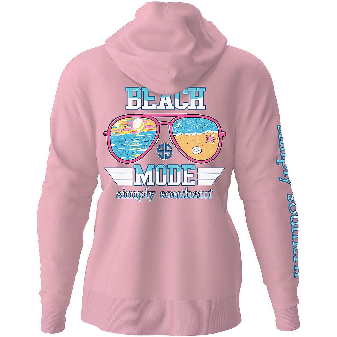 Simply Southern Women's Beach Mode Hoodie                                                                                        - view number 1