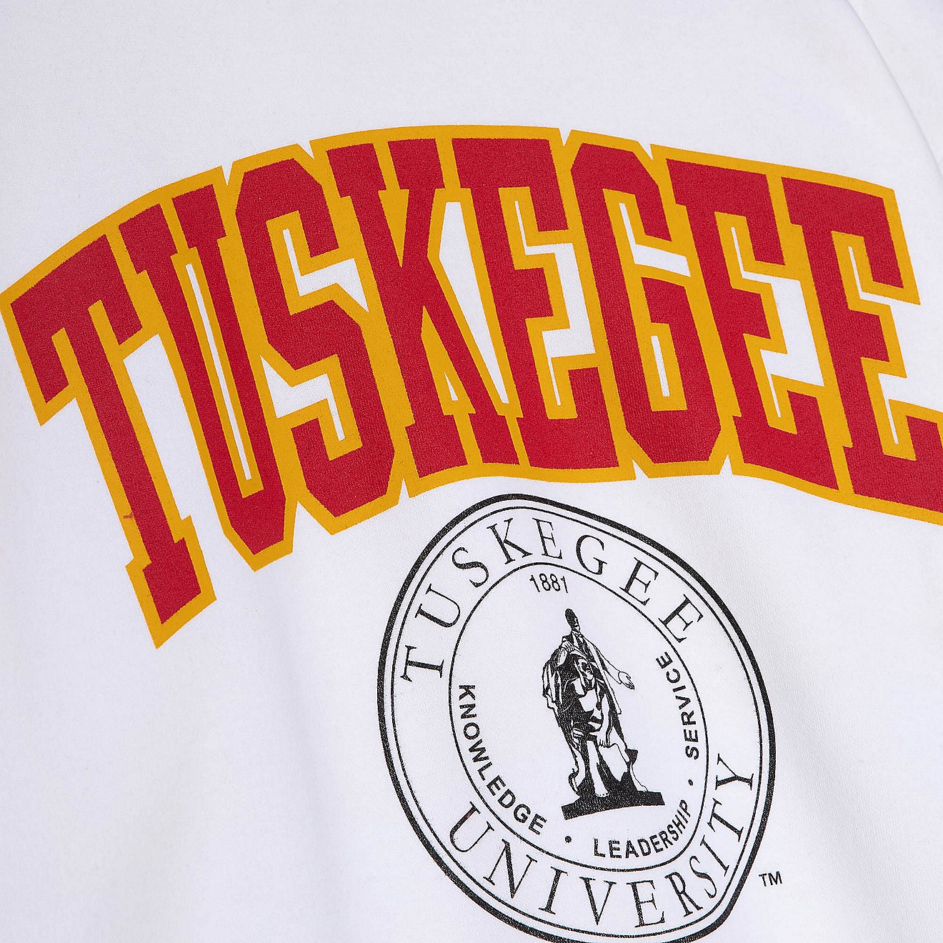 Mitchell & Ness Men's Tuskegee University Classic Arch Crew Neck Long Sleeve T-shirt                                             - view number 3