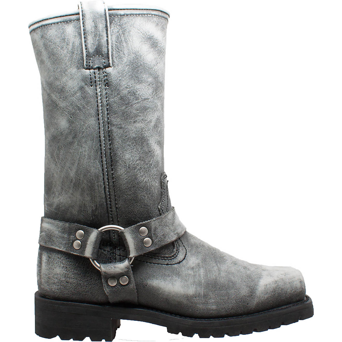 AdTec Men’s 13 in Ride Tecs Stonewashed Harness Engineer Motorcycle Boots                                                      - view number 1