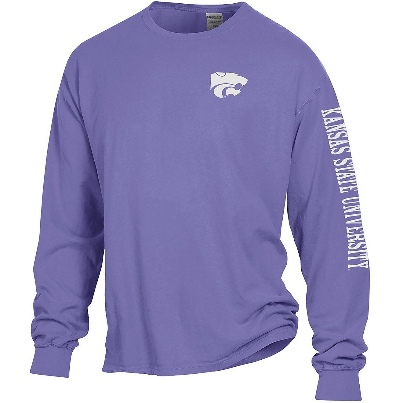 Comfort Wash Men's Kansas State University Team Pride Long-Sleeve T-shirt                                                        - view number 2