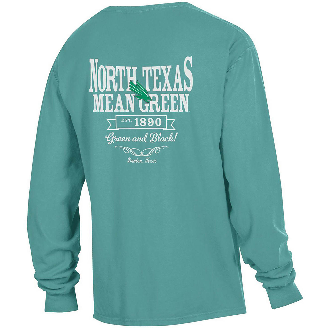 Comfort Wash Men's University of North Texas Team Pride Long-Sleeve T-shirt                                                      - view number 1