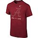 Nike Youth University of Alabama 2021 CFP Bound Team Issue Media Night Short Sleeve T-shirt                                      - view number 1 image