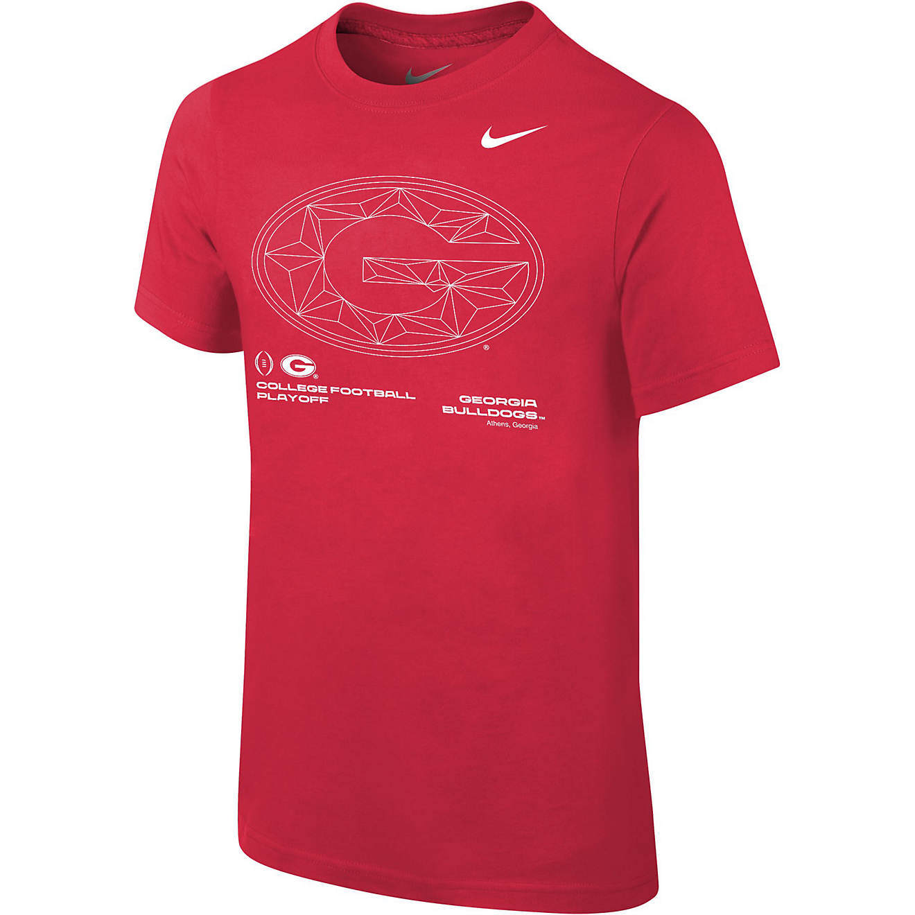 Nike Youth University of Georgia 2021 CFP Bound Team Issue Media Night Short Sleeve T-shirt                                      - view number 1