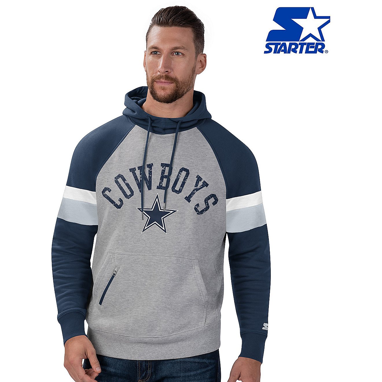 G-III Sports Men's Dallas Cowboys Homerun Pullover Hoodie                                                                        - view number 1