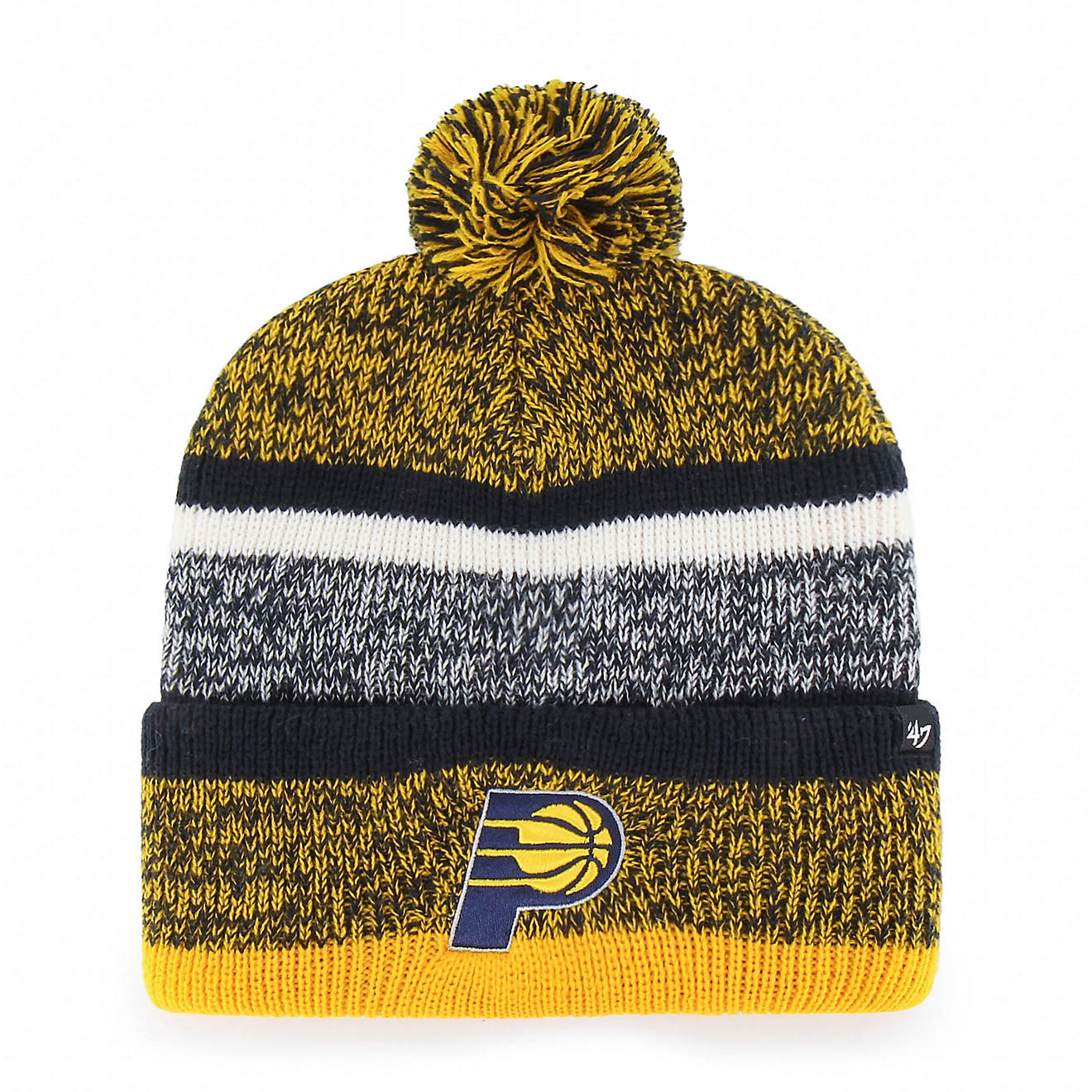 '47 Adults' Indiana Pacers Northward Cuff Knit Beanie Hat                                                                        - view number 1
