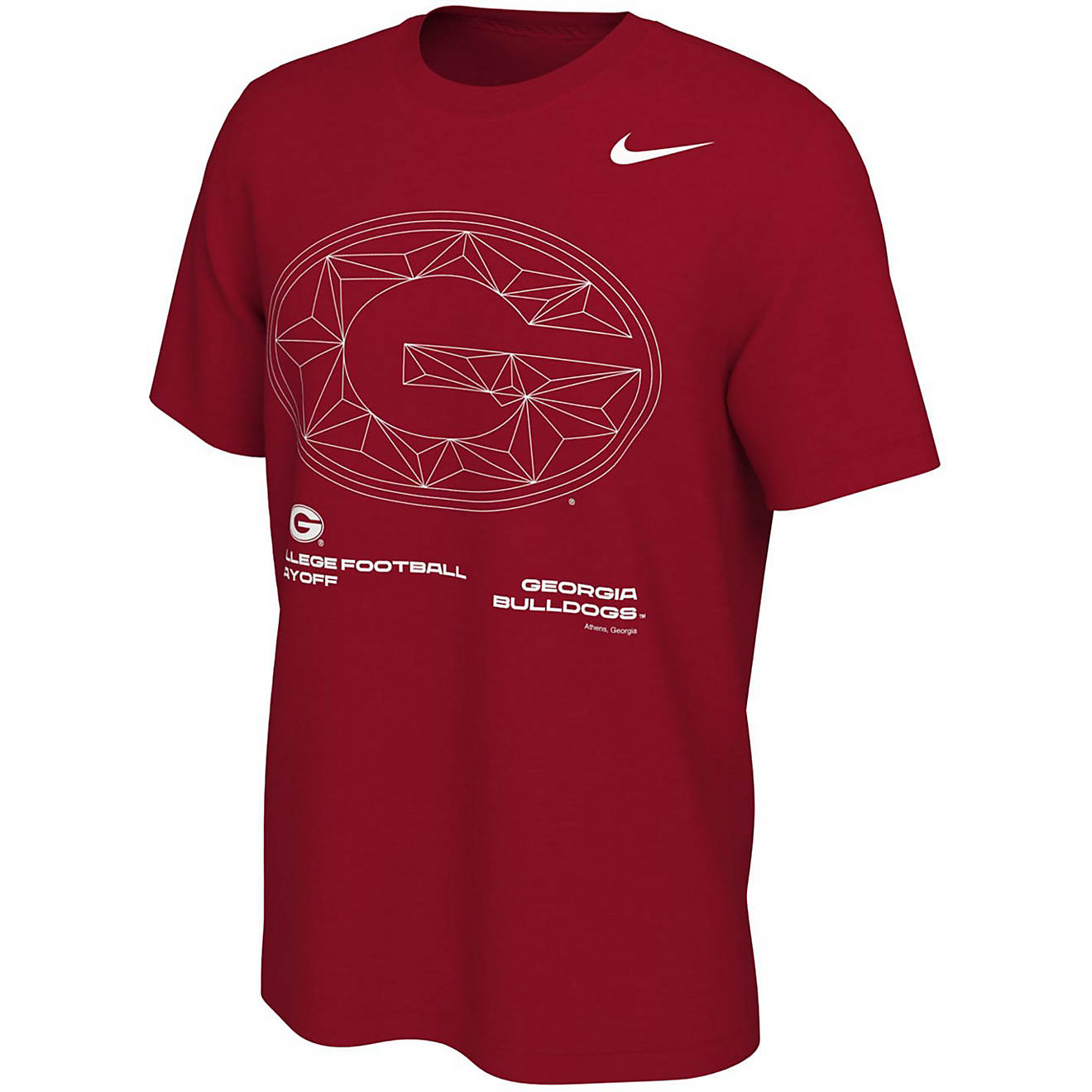 Nike Men's University of Georgia 2021 CFP Bound Team Issue Media Night Short Sleeve T-shirt                                      - view number 1