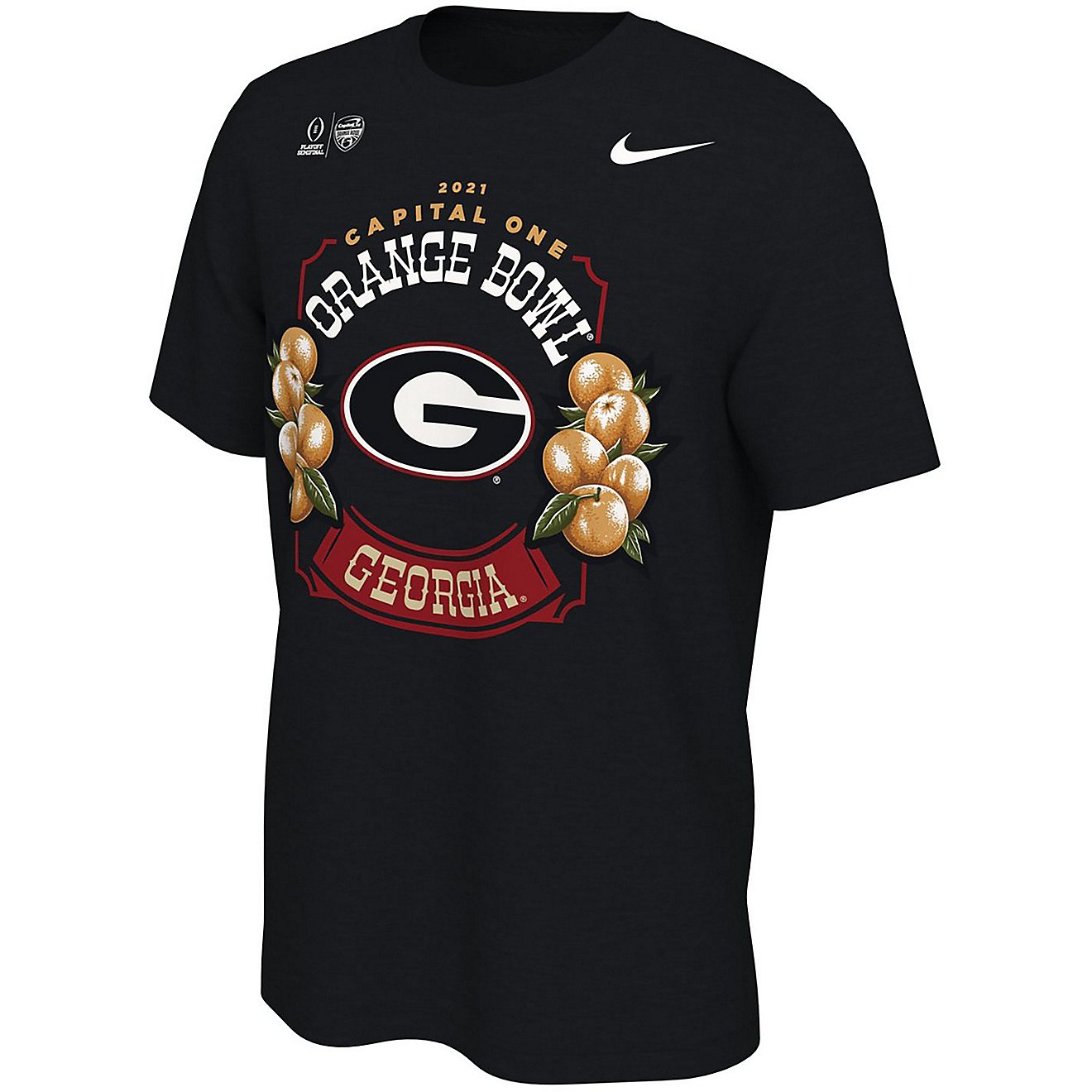 Nike Men's University of Georgia 2021 Bowl Illustrated Short Sleeve T-shirt                                                      - view number 1