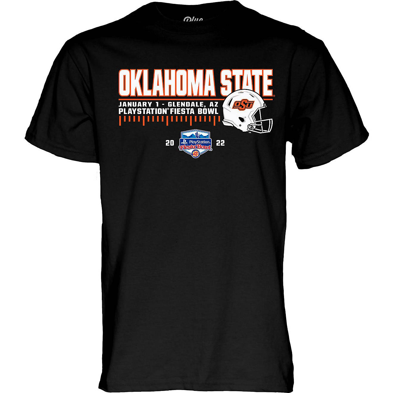 Blue 84 Men's Oklahoma State University 2021 Fiesta Bowl Short Sleeve T-shirt                                                    - view number 1