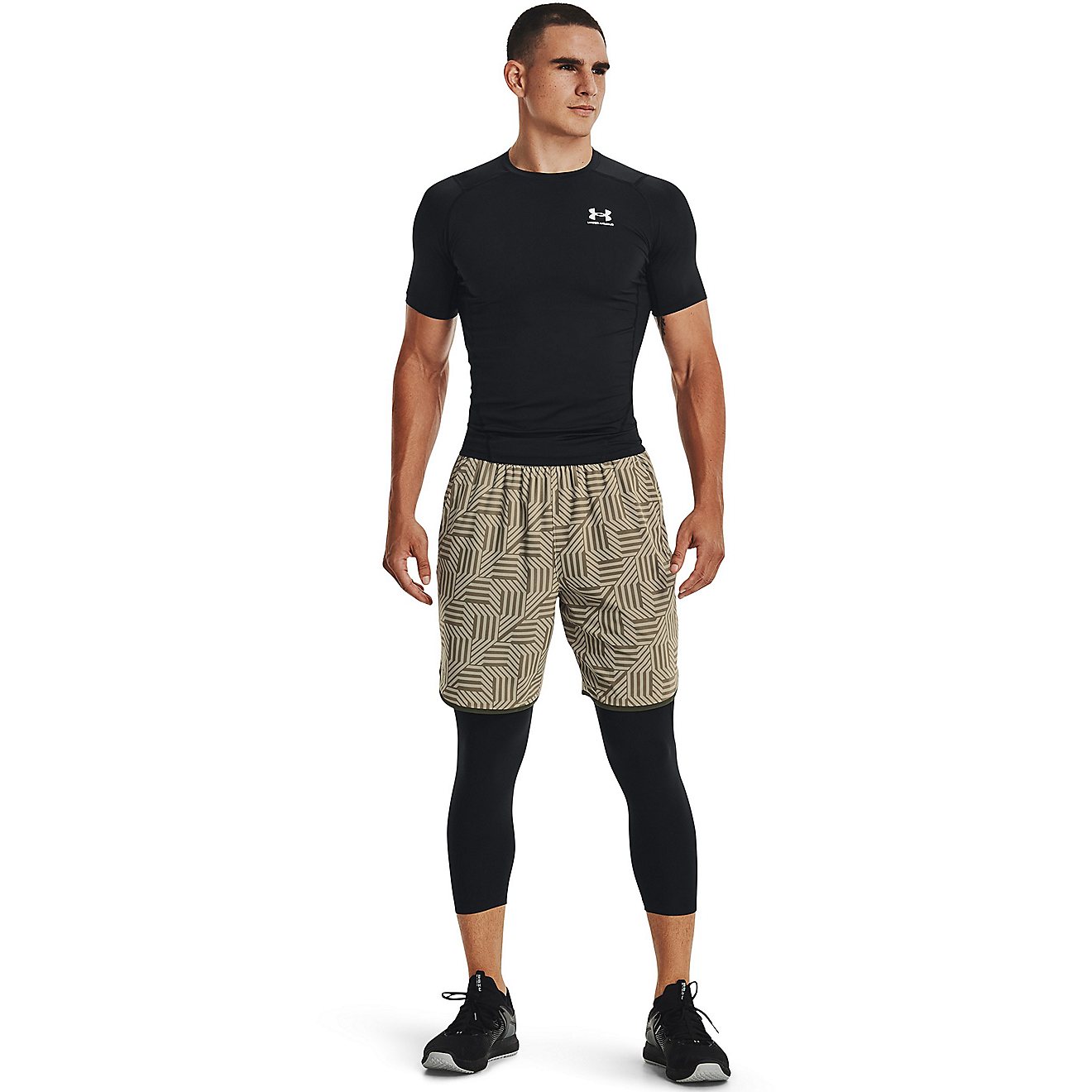 Under Armour Men's HIIT Woven Geo Shorts 8 in                                                                                    - view number 3