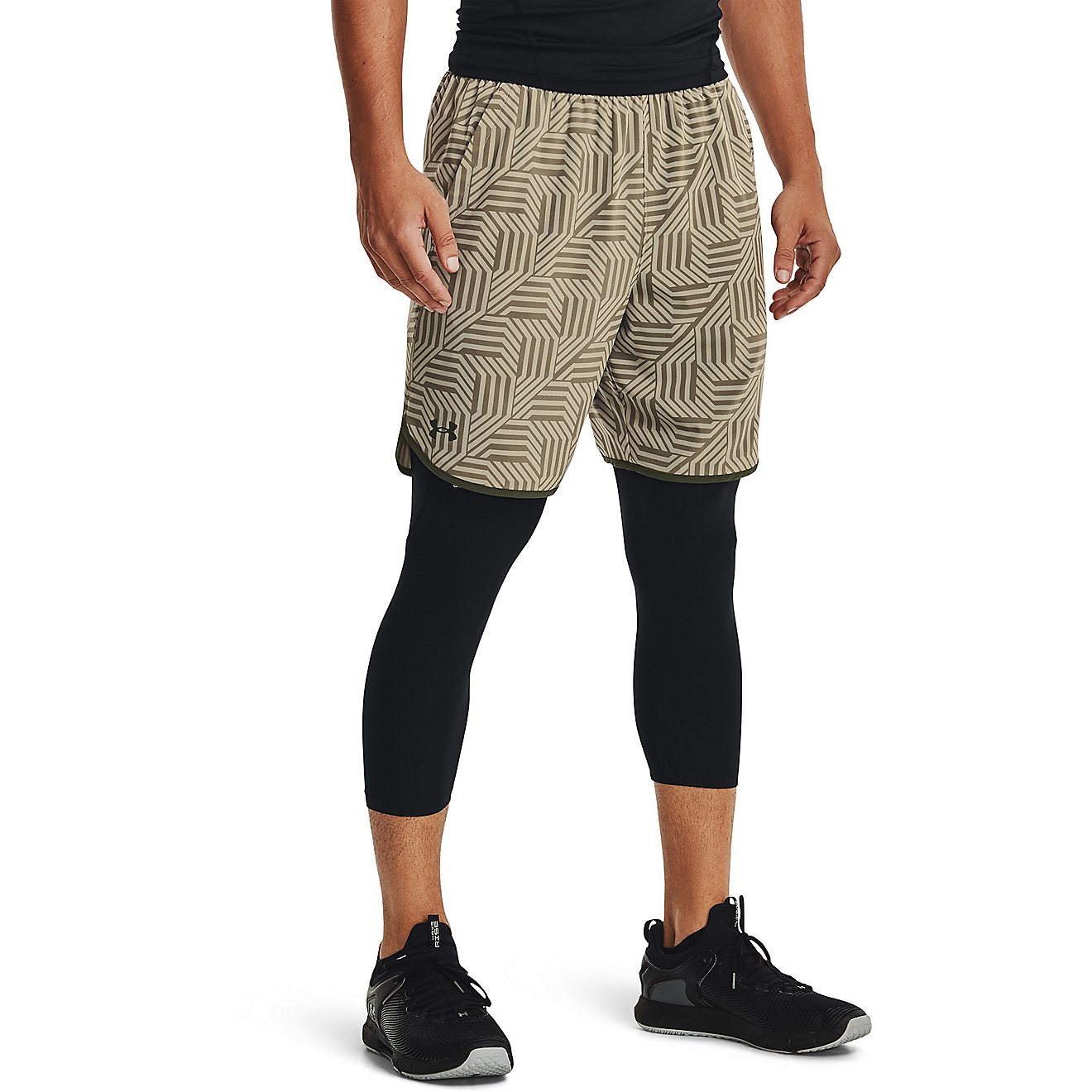 Under Armour Men's HIIT Woven Geo Shorts 8 in                                                                                    - view number 1