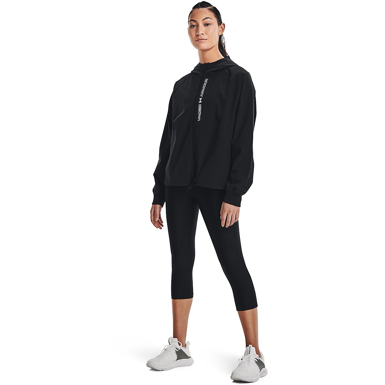 Under Armour Women's Woven Full-Zip Jacket                                                                                       - view number 3