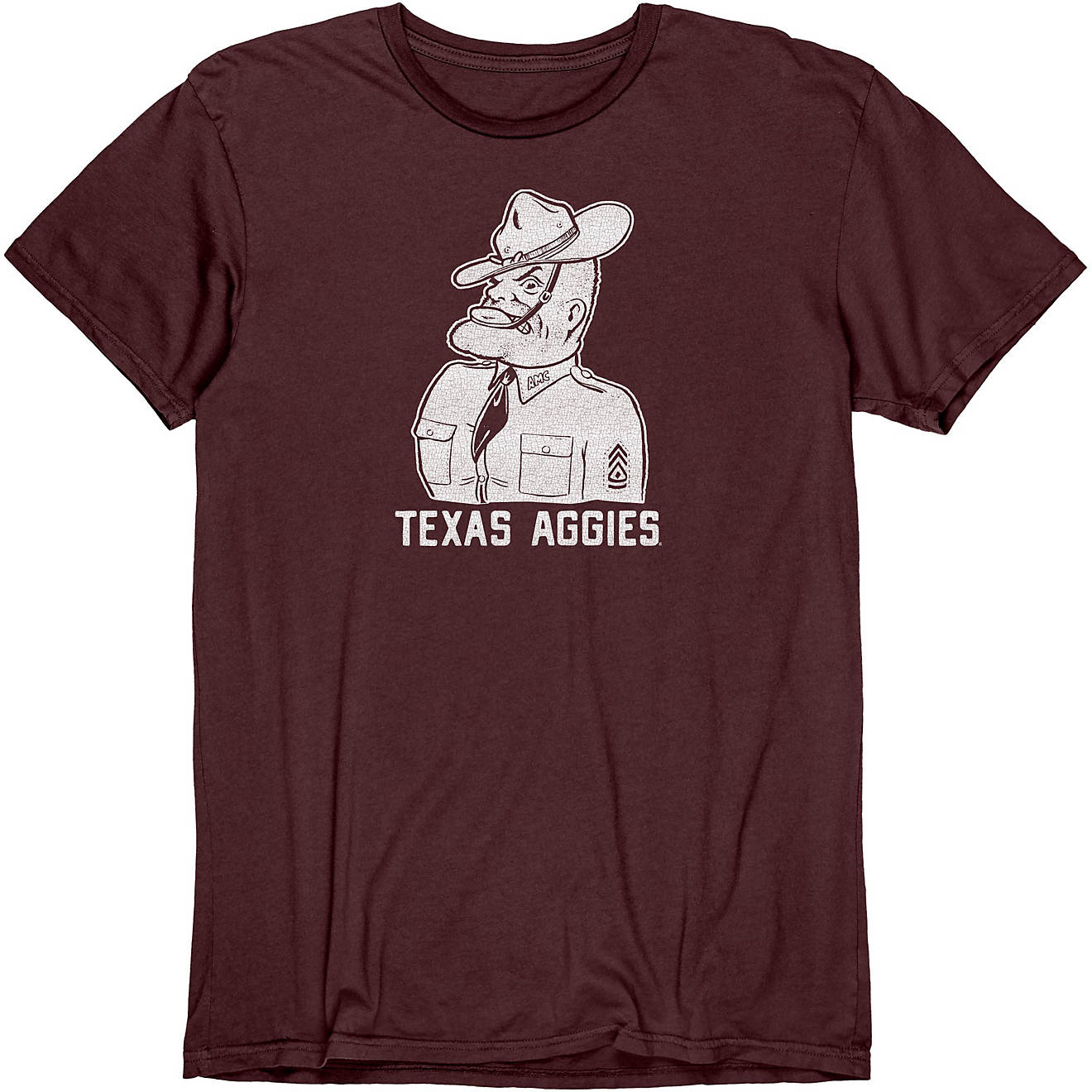 Blue84 Men’s Texas A&M University Vault Sarge Vintage Basic T-shirt                                                            - view number 1