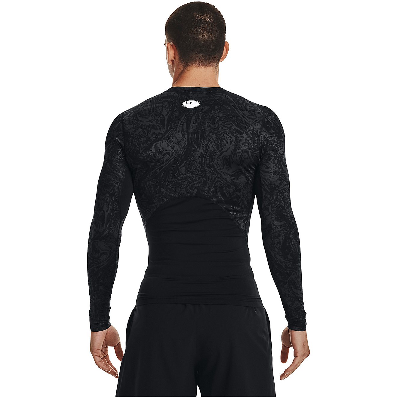 Under Armour Men's HeatGear Armour Compression Print Long Sleeve T-shirt                                                         - view number 2