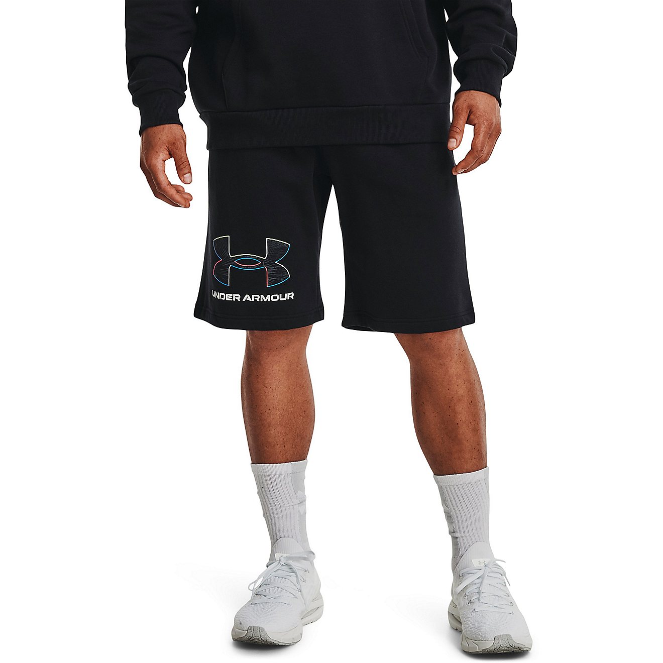 Under Armour Men's Rival Fleece Graphic Shorts                                                                                   - view number 1
