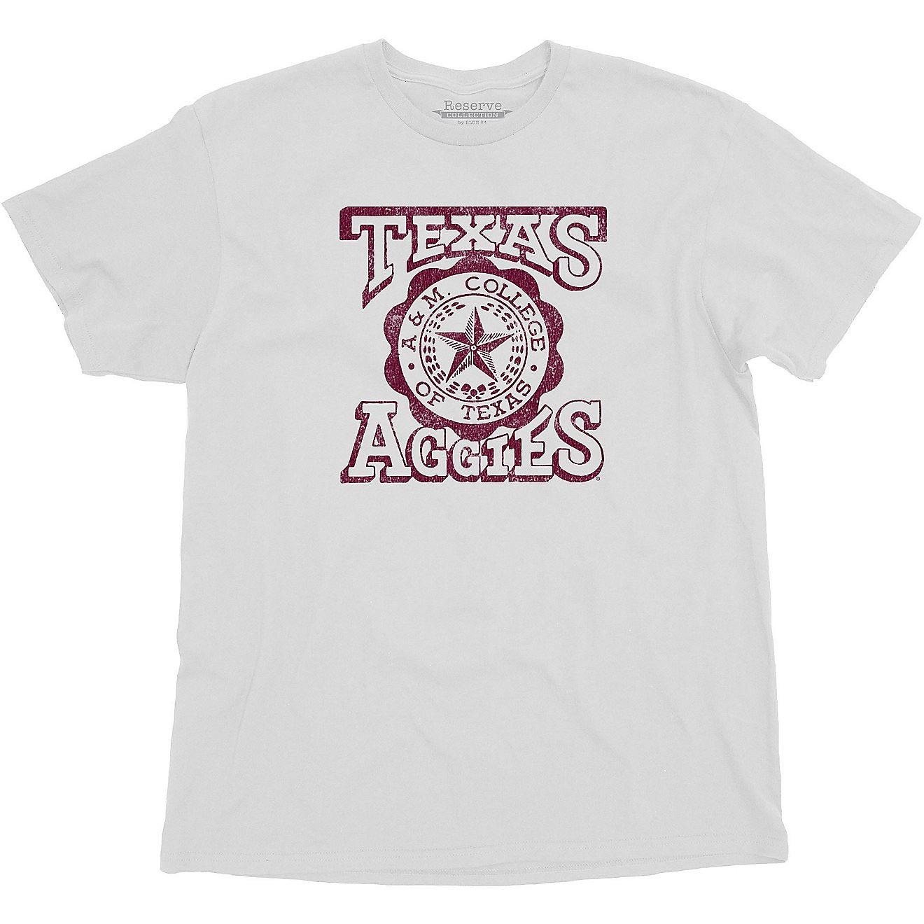 Blue84 Men's Texas A&M University Vault Seal Short Sleeve T-shirt                                                                - view number 1