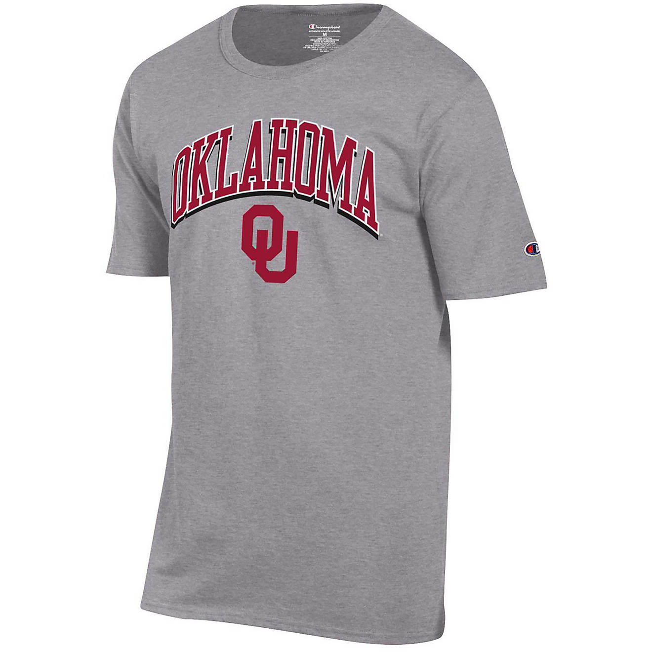 Champion Men's University of Oklahoma Reverse Weave Graphic T-shirt                                                              - view number 1