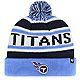 '47 Kids' Tennessee Titans Hangtime Cuff Pom Knit Hat                                                                            - view number 1 image