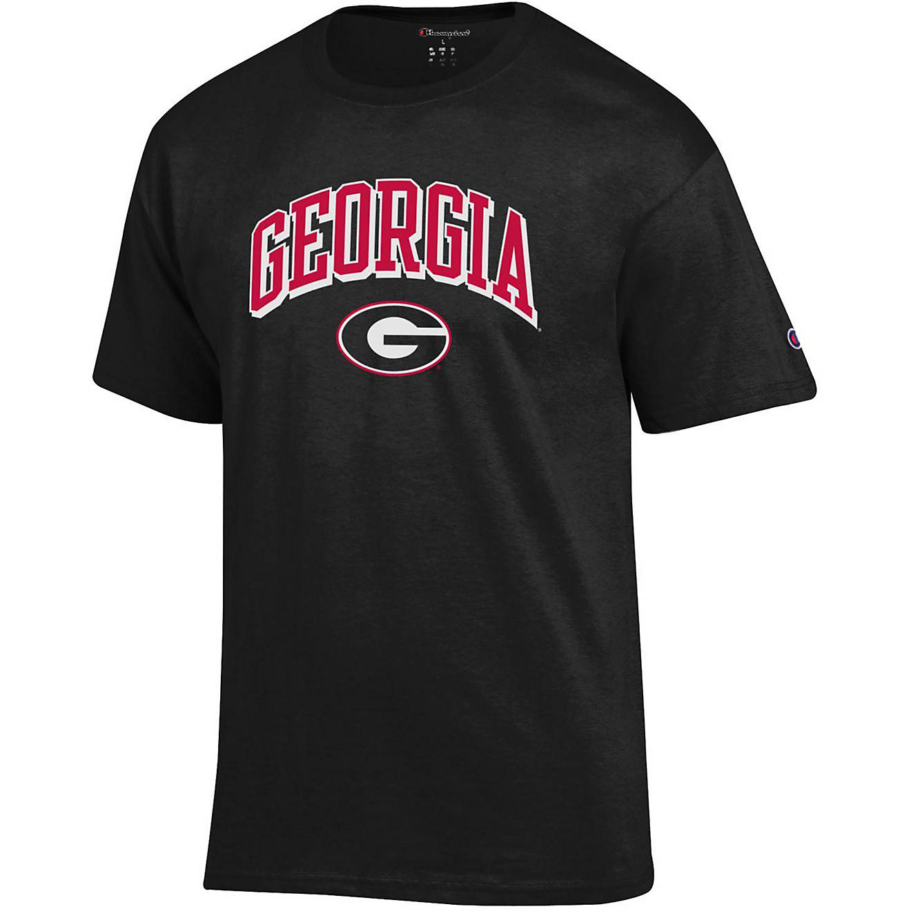Champion Men's University of Georgia Arch Logo Short Sleeve T-shirt                                                              - view number 1