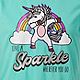 BCG Girls' Sparkle Cotton Graphic Short Sleeve T-shirt                                                                           - view number 3 image