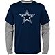 Outerstuff Boys' Dallas Cowboys 3-in-1 Combo T-shirt                                                                             - view number 2 image