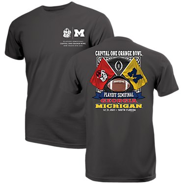 New World Graphics Men's 2021 Orange Bowl Match Up Short Sleeve T-shirt