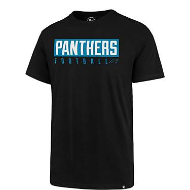 '47 Men's Carolina Panthers Dub Major Super Rival Short Sleeve T-shirt                                                          