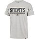 '47 Men's New Orleans Saints Stripe Thru Franklin Short Sleeve T-shirt                                                           - view number 1 image