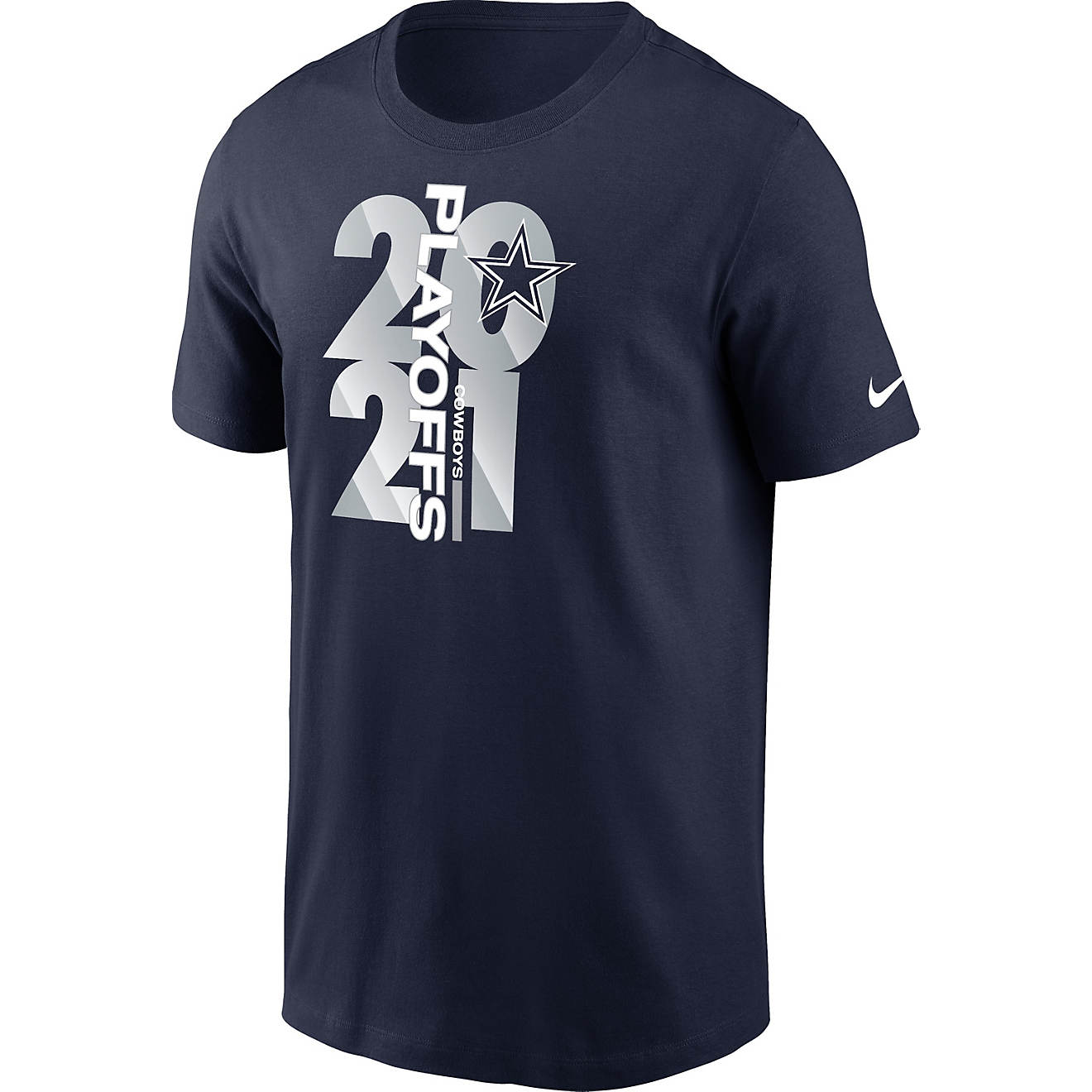 Nike Men's Dallas Cowboys 2021 Playoff Participant Short Sleeve T-shirt                                                          - view number 1